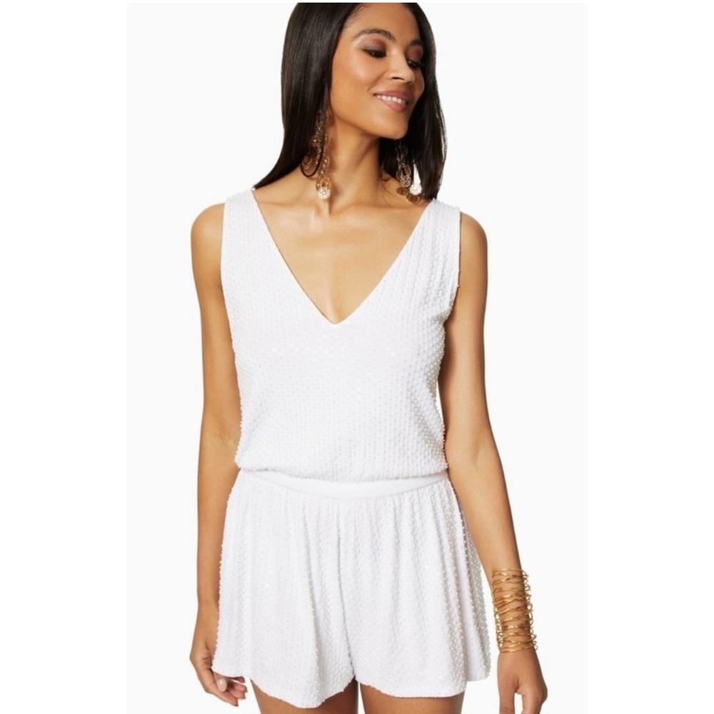 Ramy Brook Kailyn Beaded Romper